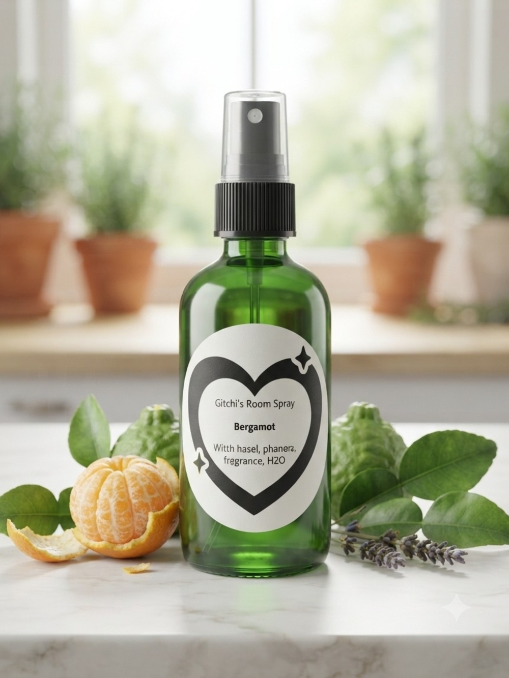 Gitchi's Bergamot Room Spray — Green